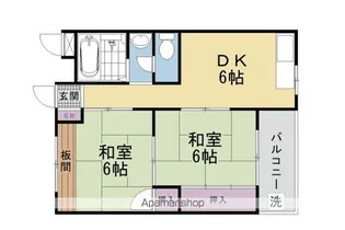 サンハイム笹野【201号室】の間取り