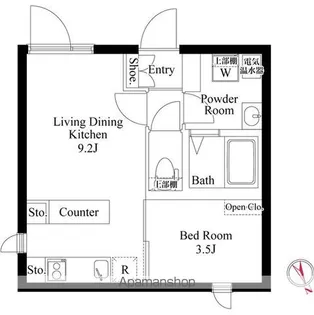 CASA FIORE 日暮里【2階】の間取り