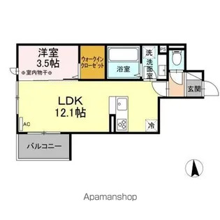 メゾン・ド・グローリー【2階】の間取り