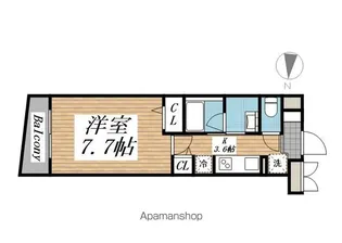 クリオ ラモード学芸大学Ⅱ【4階】の間取り