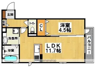 プチ アングル【2階】の間取り
