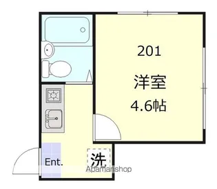 アーバンフラット要町【2階】の間取り