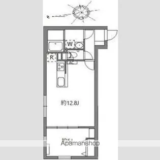 東京都中野区中央1丁目【マンション】の間取り