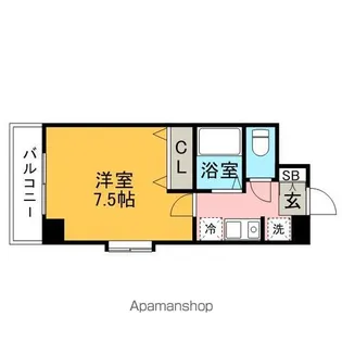 セゾン・ド・ヴィラ平尾【10階】の間取り