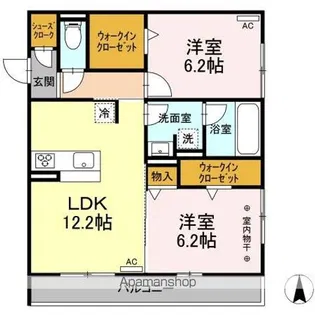 ADVANCE【2階】の間取り