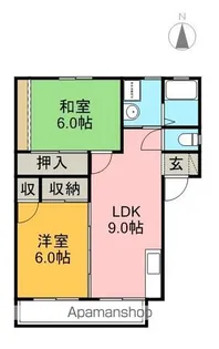 ガーデンヒルズ【2階】の間取り
