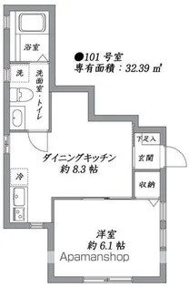 B−MARC(ビーマーク)【1階】の間取り