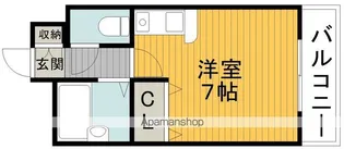 サンライズセカンド【6階】の間取り