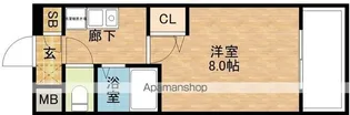 K緑地【3階】の間取り