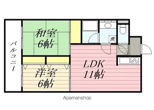 リバティ館【5階】の間取り