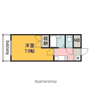 グレイス駅前【4階】の間取り