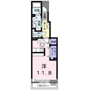 カーサ.ストーリア.A【105号室】の間取り