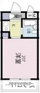 クロノス八王子台町【2階】の間取り