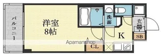BPRレジデンス江坂【2階】の間取り