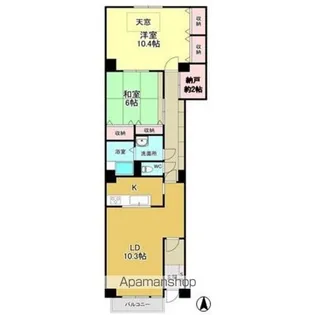 グレース目白【1階】の間取り