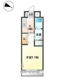 ベルモンターニュ【1階】の間取り