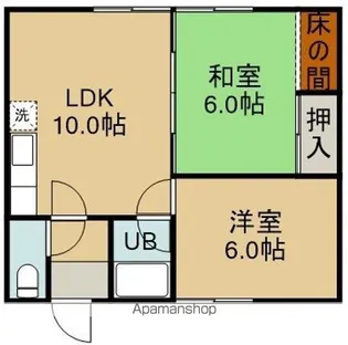 コーポ久我山Ⅰ【205号室】の間取り