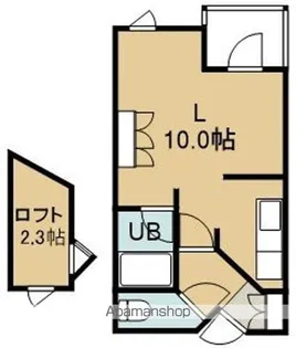 1Kの間取り画像