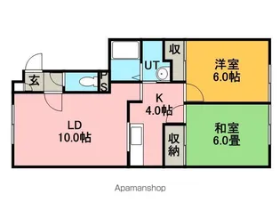 エトアール富丘【2階】の間取り