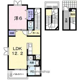 グラン セーヌ【3階】の間取り