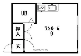 ハイツエイトワン【10号室】の間取り