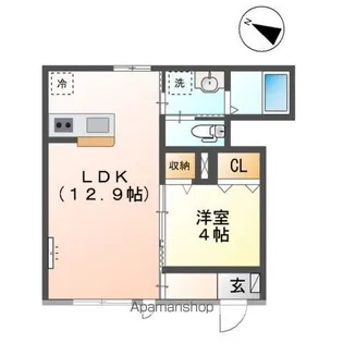 リノナル【1階】の間取り