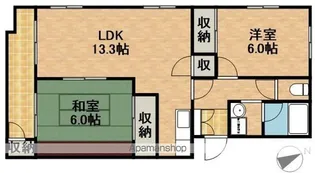 プレステージ高丘【3階】の間取り