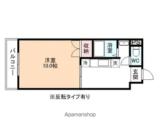 グリーンヒルズ2号館【207号室】の間取り
