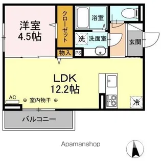 フォーチューン【2階】の間取り