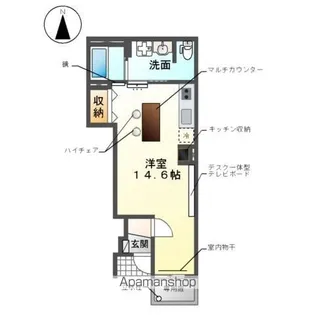 シュービル【1階】の間取り