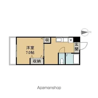 パソナⅡ【502号室】の間取り