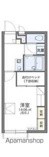 レオパレスSKR鳥栖【2階】の間取り
