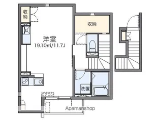 レオネクストYUKARIⅢ【2階】の間取り