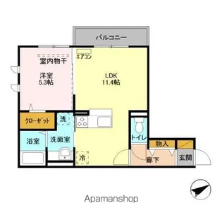 ANNEXアネックス【3階】の間取り