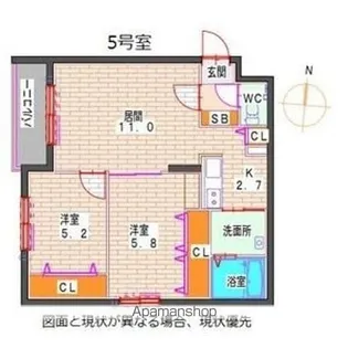 GRAN FELICIA S24(グランフェリシアS24)【4階】の間取り