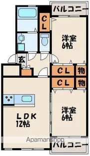 キャロットJ【3階】の間取り