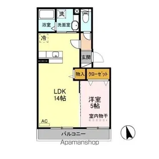 エスタシオン【3階】の間取り