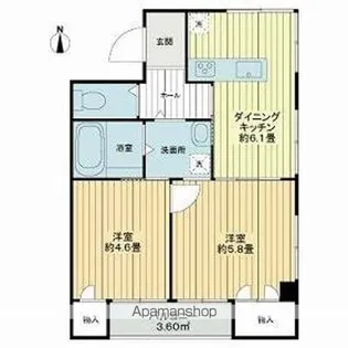 マリオン荻窪【3階】の間取り