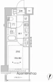 1Kの間取り画像