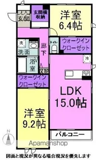 アベニール ラフィナ【1階】の間取り