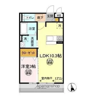 ブリックガーデン【2階】の間取り