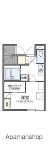 レオパレスティダ【106号室】の間取り