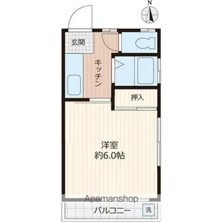 樋口荘【1階】の間取り