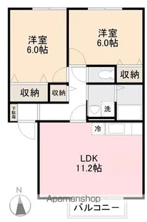 プレスティージュⅡA・B・C【1階】の間取り