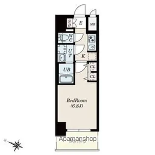 S-RESIDENCE熱田一番【13階】の間取り