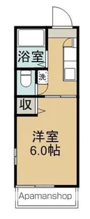 ロス クルードス【A203号室】の間取り