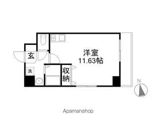 ミラージュ大津京(増築)【408号室】の間取り