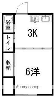 コーポトーメン【303号室】の間取り