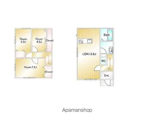 LAVENDER(ラベンダー) B【1号室】の間取り