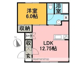 PIECE【205号室】の間取り